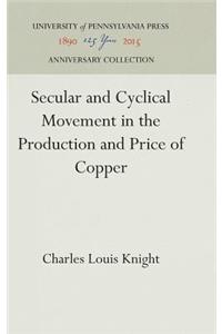 Secular and Cyclical Movement in the Production and Price of Copper