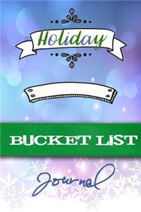 Holiday Bucket List Journal