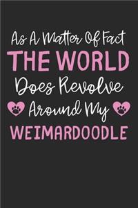 As A Matter Of Fact The World Does Revolve Around My Weimardoodle