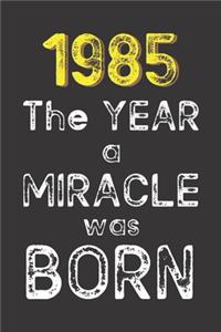 1985 The Year a Miracle was Born