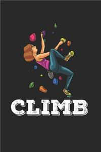 Klettern Bouldern Notizbuch