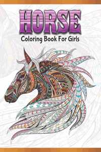 Horse Coloring Book For Girls