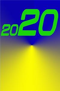 2020: happy new year bloc note 2020