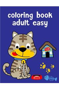 Coloring Book Adult Easy