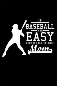 If Baseball was easy they'd call it your mom