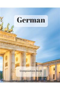 German Composition Book