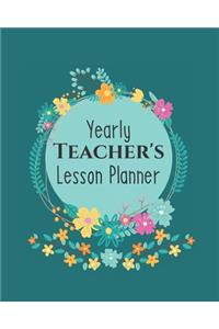 Yearly Teacher's Lesson Planner