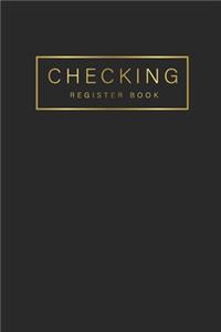 Checking Register Book