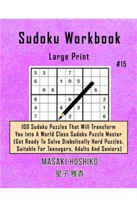 Sudoku Workbook-Large Print #15
