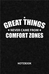 Great Things Never Came From Comfort Zones