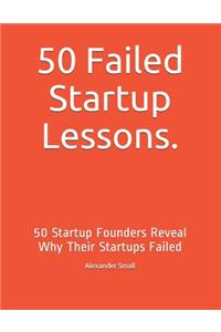 50 Failed Startup Lessons.