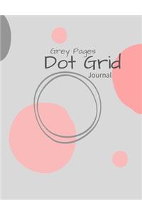 Grey Paper Dot Grid Journal