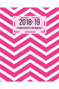 2018-19 Planner Weekly and Monthly