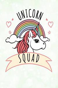 Unicorn Squad Rainbow Notebook