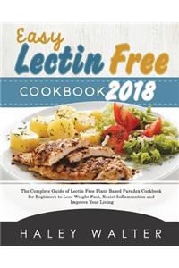 Easy Lectin Free Cookbook 2018