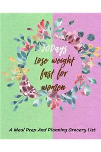 90Days Lose weight fast for women