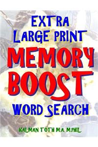 Extra Large Print Memory Boost Word Search