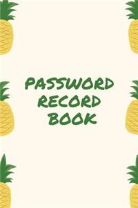 Password Record Book
