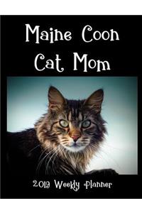 Maine Coon Cat Mom 2019 Weekly Planner