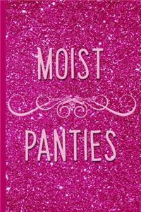 Moist Panties, Hot Pink Glitter Design