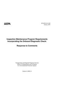 Inspection Maintenance Program Requirements Incorporating the Onboard Diagnostic Check