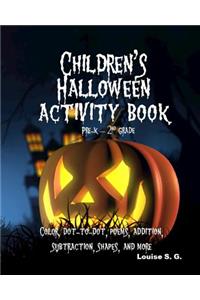 Children's Halloween Activity Book