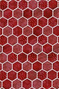 Bullet Journal Notebook Polka Dots and Hexagons Pattern 13