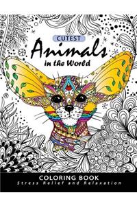 Cutest Animals in the World Coloring book