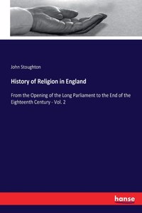 History of Religion in England