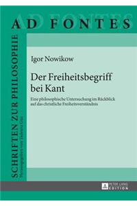 Der Freiheitsbegriff bei Kant