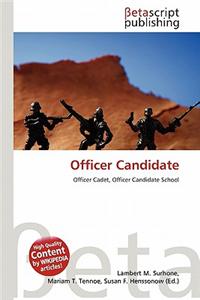 Officer Candidate