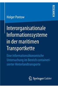 Interorganisationale Informationssysteme in der maritimen Transportkette