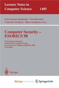 Computer Security - Esorics 98