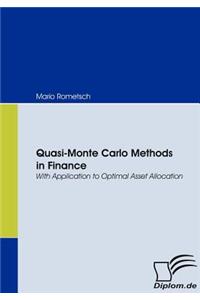 Quasi-Monte Carlo Methods in Finance