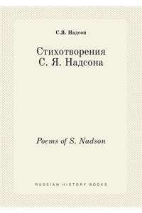 Poems of S. Nadson