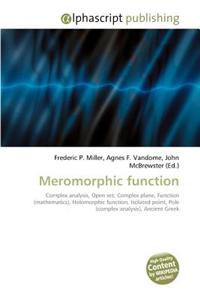 Meromorphic Function