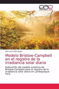 Modelo Bristow-Campbell en el registro de la irradiancia solar diaria