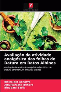 Avaliação da atividade analgésica das folhas de Datura em Ratos Albinos