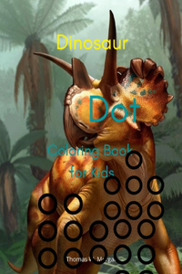 Cute Dinosaur Dot Coloring Book for Kids