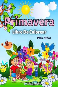 Primavera Libro De Colorear Para Niños