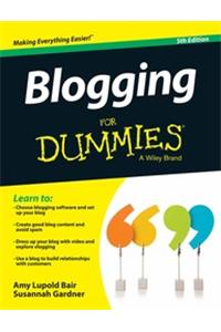 Blogging For Dummies, 5Th Ed