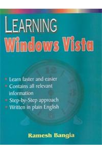 Learning Windows Vista