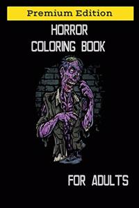 Horror Coloring Book for Adults