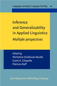 Inference and Generalizability in Applied Linguistics