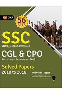 SSC CGL & CPO 2019 : Graduate Level Exams  - Solved Papers (2010-2018) 56 Sets