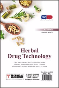 Herbal Drug Technology For B Pharmacy PCI 17 (VI- BP603T)