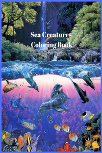 Sea Creatures Coloring Book