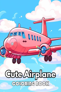 Cute Airplane Coloring Book