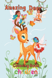 Amazing Deer Coloring book children