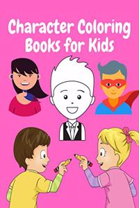 character coloring books for kids